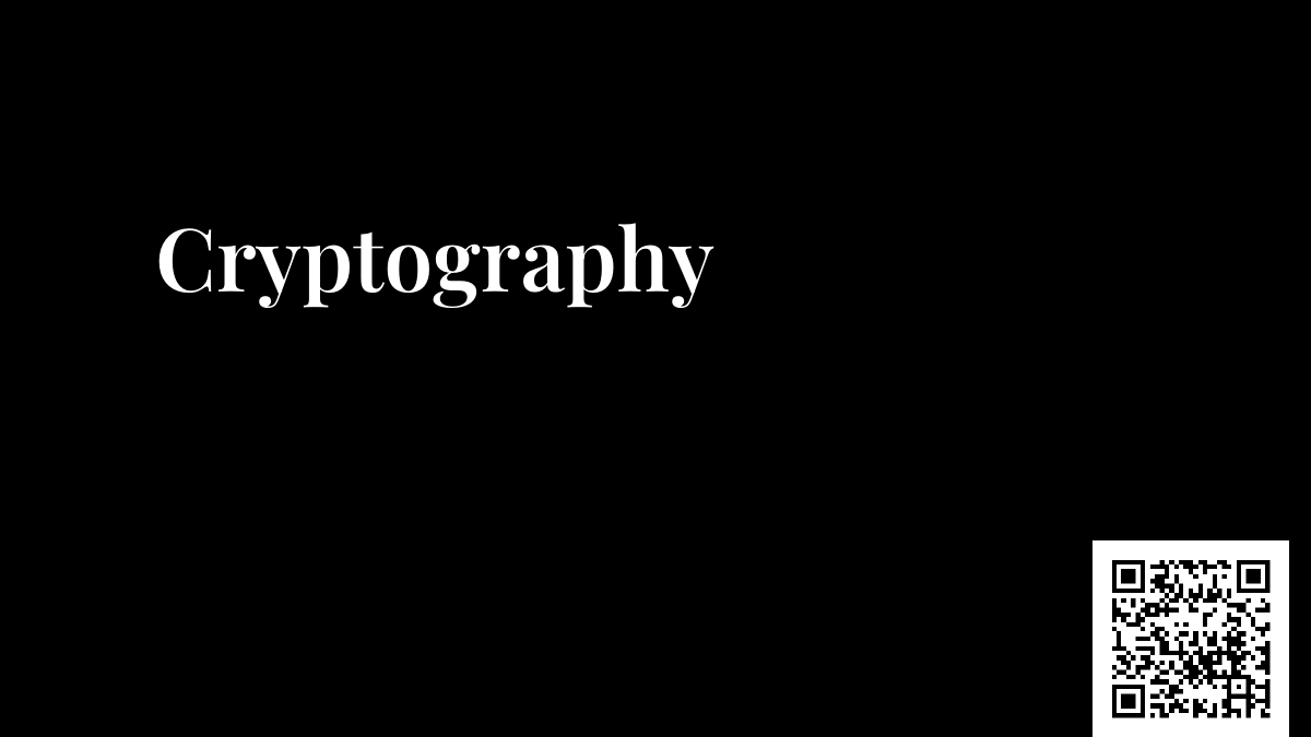 Cryptography